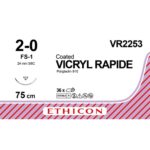 Vicryl Rapide 2-0 ongekleurd 75cm - FS-1 (VR2253) | 36 stuks