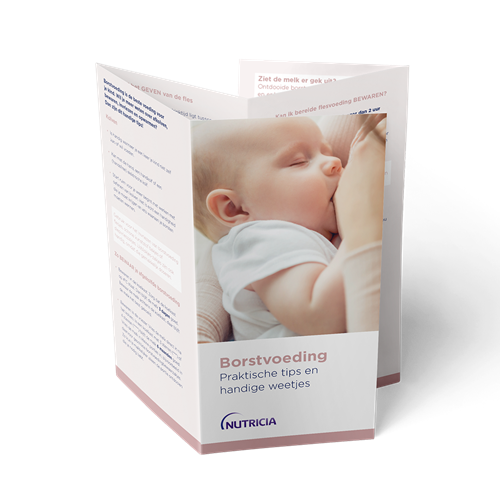Nutricia Instructiekaart Instructiekaart borst- en flesvoeding | bundel 50 stuks - Afbeelding 1