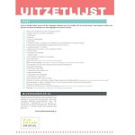 Uitzetlijst | bundel 100 stuks