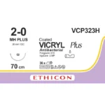Vicryl Plus 2-0 violet 70 cm - MH+ naald (VCP323H) | 36 stuks - Afbeelding 2