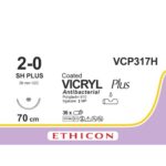 Vicryl Plus 2-0 violet 70 cm - SH naald (VCP317H) | 36 stuks