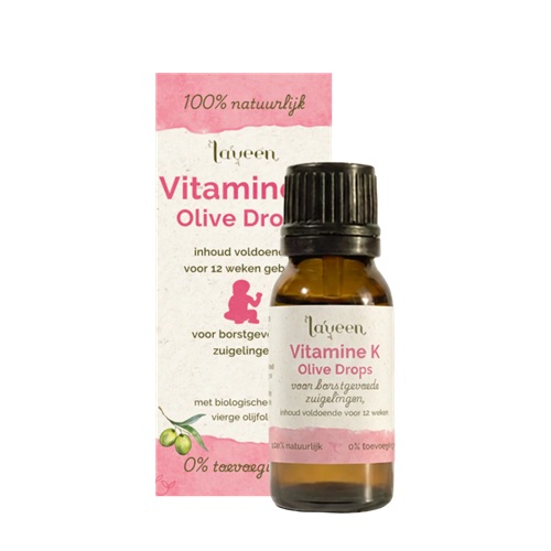 Laveen Olive Drops Vitamine K voor zuigelingen - 10 ml Olive Drops Vitamine K voor zuigelingen | 10 ml - Afbeelding 1